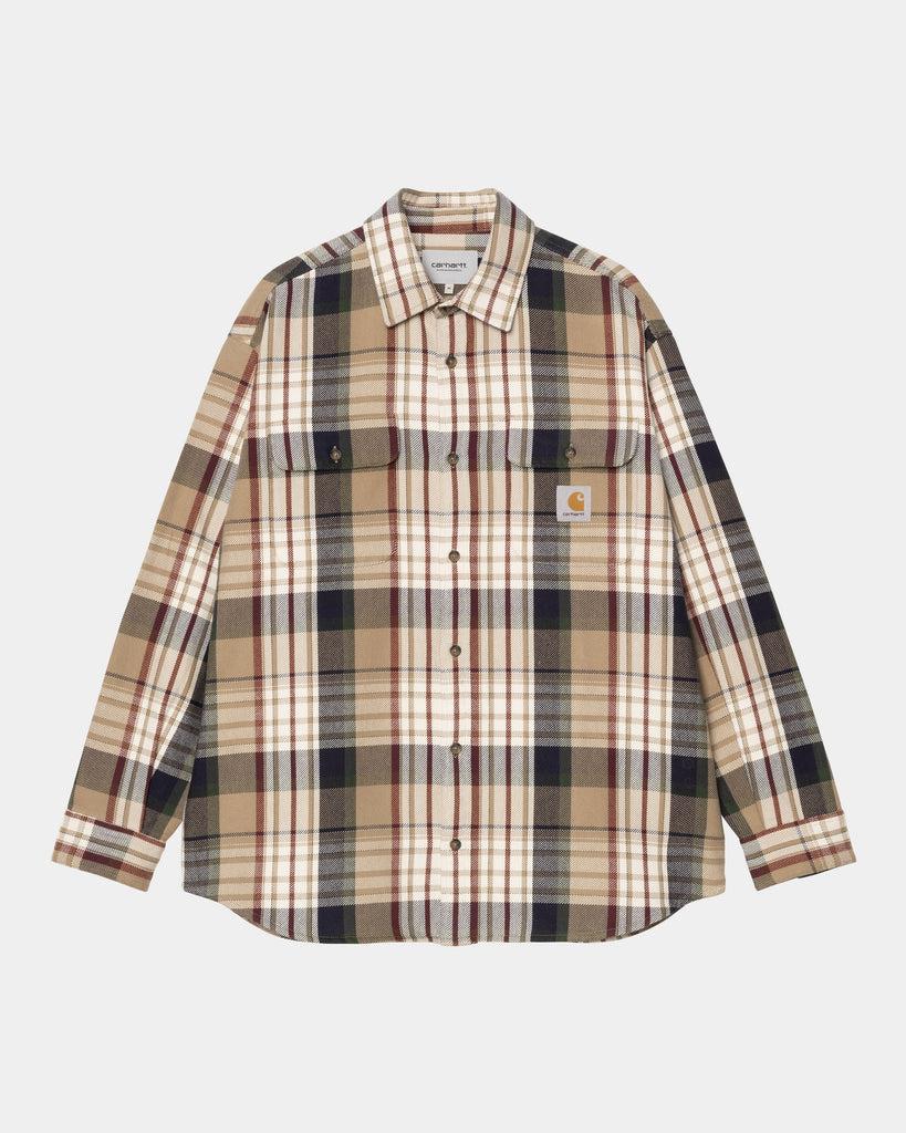 carhartt work in progress Carhartt WIP Tamblyn Check Shirt | Leather