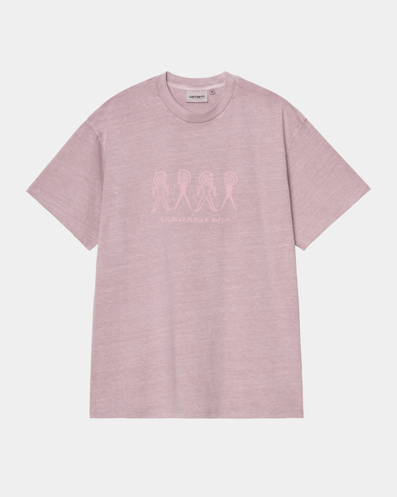 carhartt work in progress Carhartt WIP Terrestrial T-Shirt | Pink Fog / Hortensia