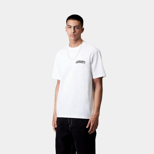 Carhartt Work In Progress Carhartt WIP University Script T-Shirt | White / Black