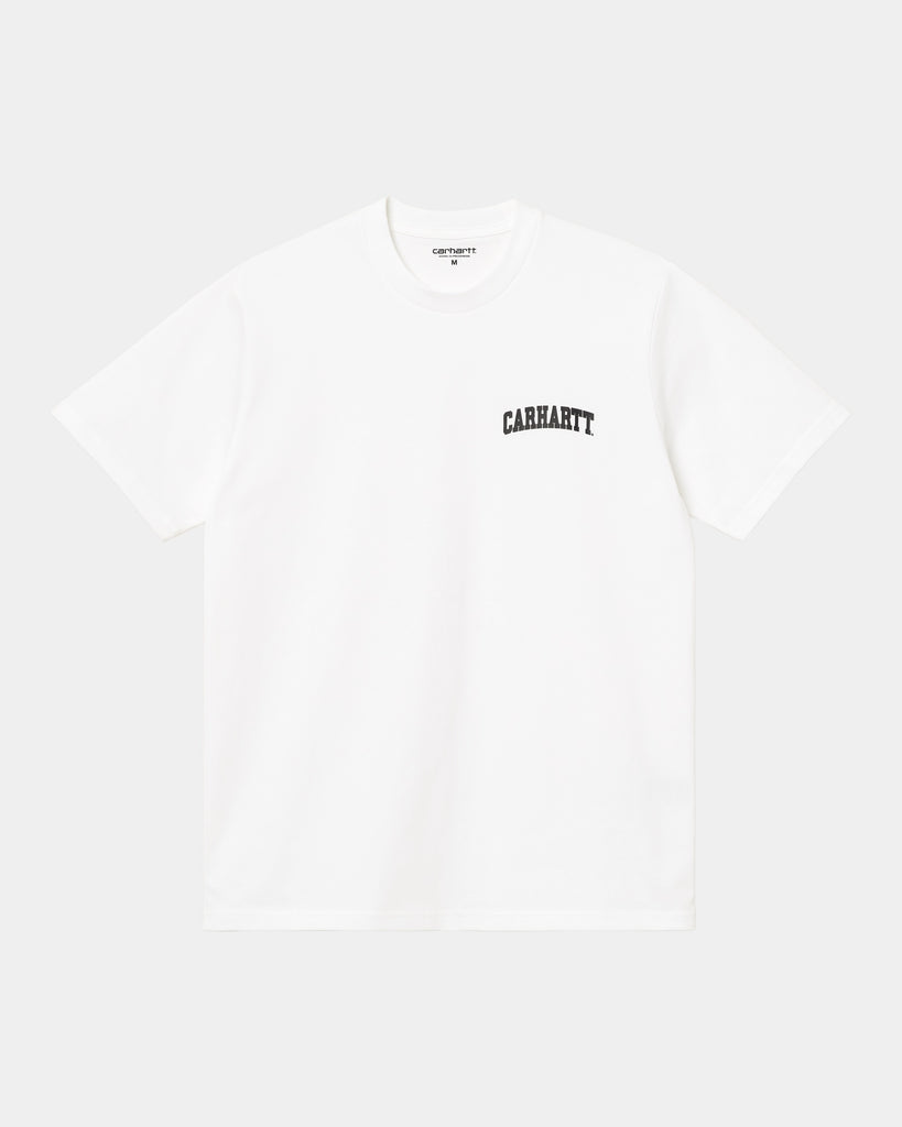 carhartt work in progress Carhartt WIP University Script T-Shirt | White / Black