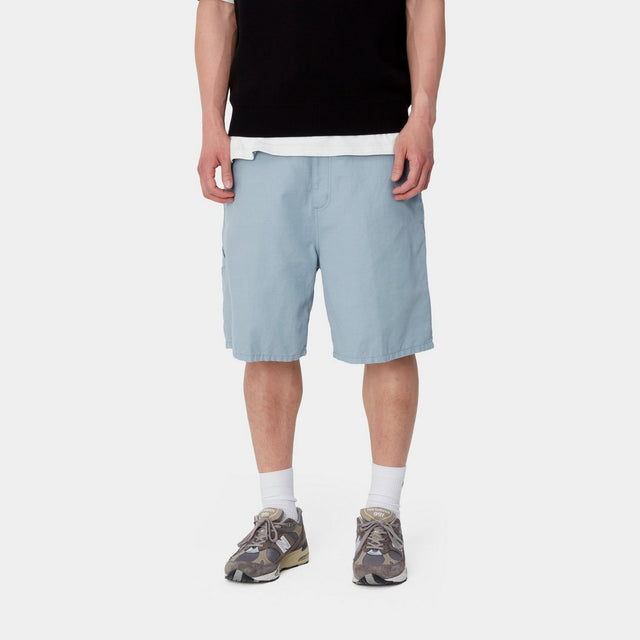 Carhartt Work In Progress Carhartt WIP Walter Linen Single Knee Short | Misty Sky