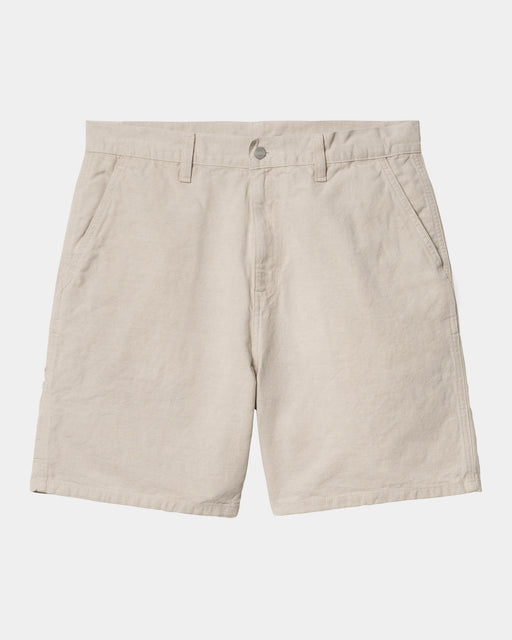 Carhartt Work In Progress Carhartt WIP Walter Linen Single Knee Short | Natural