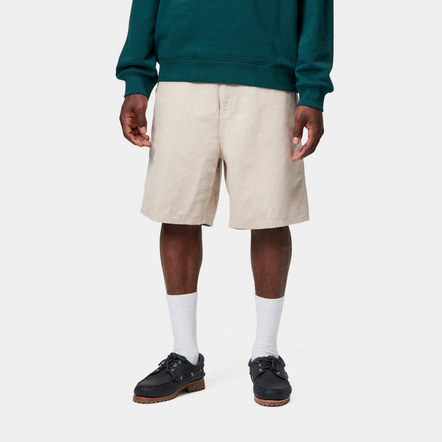 Carhartt Work In Progress Carhartt WIP Walter Linen Single Knee Short | Natural