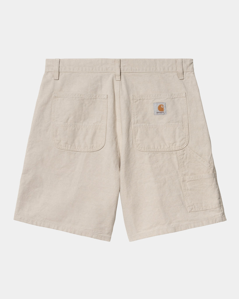 carhartt work in progress Carhartt WIP Walter Linen Single Knee Short | Natural