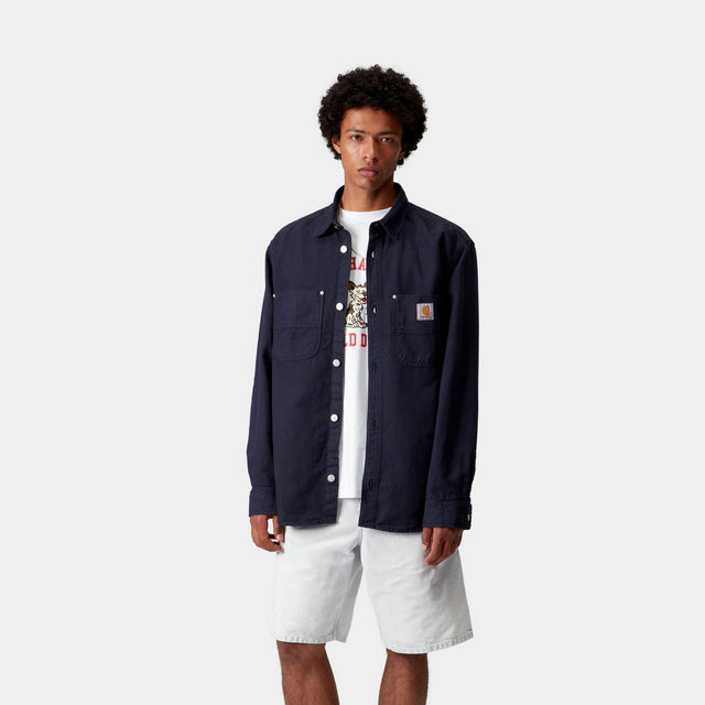 Carhartt Work In Progress Carhartt WIP Walter Shirt Jacket | Dark Navy