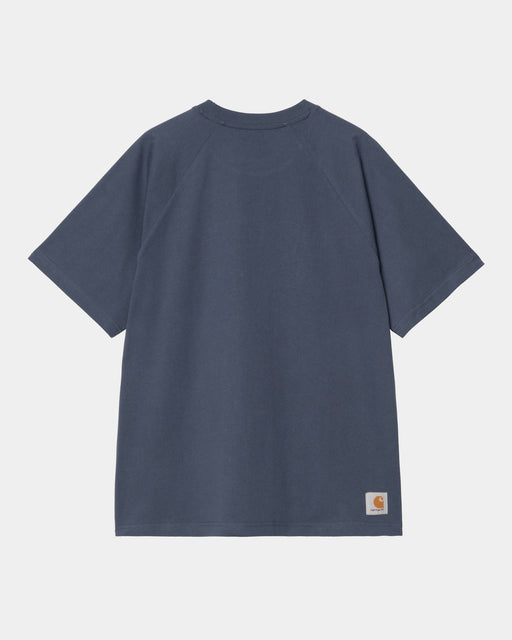 Carhartt Work In Progress Carhartt WIP WIP T-Shirt | Dusky Blue / Mulberry