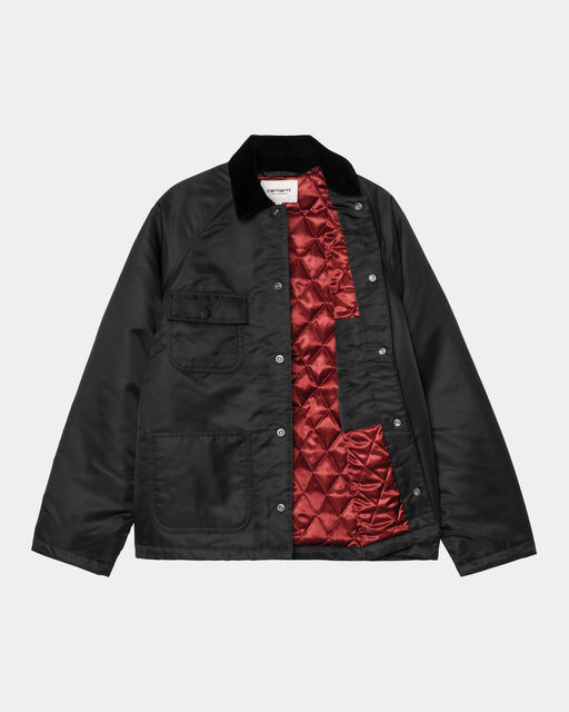 Carhartt Work In Progress Carhartt WIP Women’s Alumni Chore Coat | Black / Scarlet