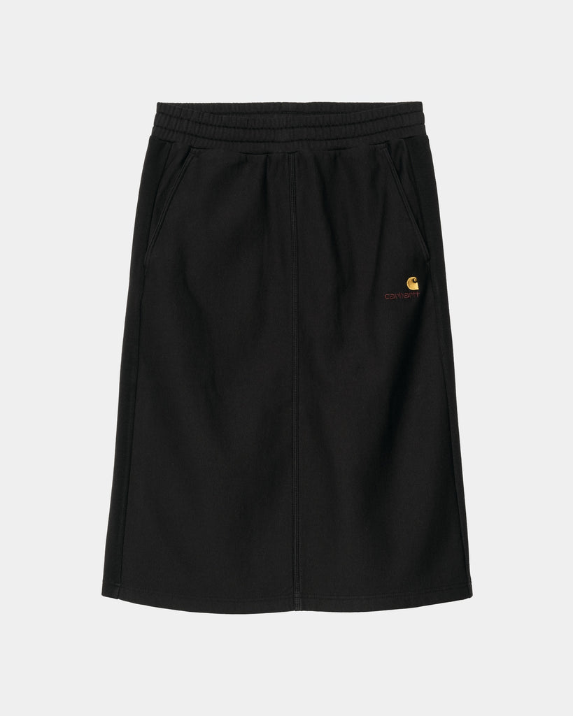 carhartt work in progress Carhartt WIP Women’s American Script Sweat Skirt | Black