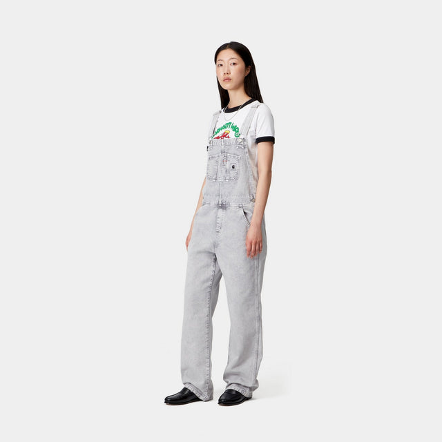 Carhartt Work In Progress Carhartt WIP Women’s Bib Overall Straight | Black (chalk Wash)