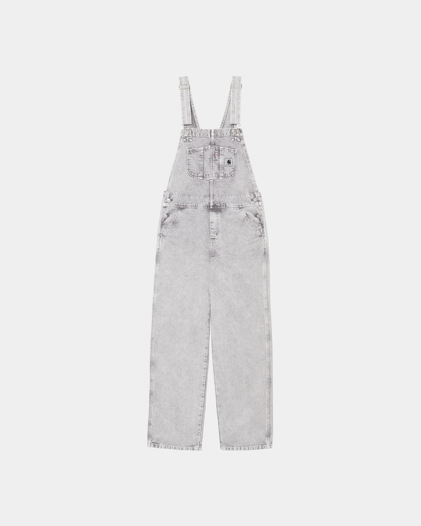 carhartt work in progress Carhartt WIP Women’s Bib Overall Straight | Black (chalk wash)