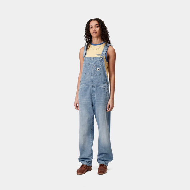 Carhartt Work In Progress Carhartt WIP Women’s Bib Overall Straight | Blue (light True Washed)