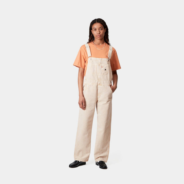 Carhartt Work In Progress Carhartt WIP Women’s Bib Overall Straight | Dusty Hamilton Brown (chalk Wash)