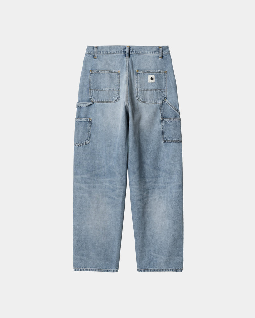 carhartt work in progress Carhartt WIP Women’s Brandon Double Knee Pant | Blue (burst washed)