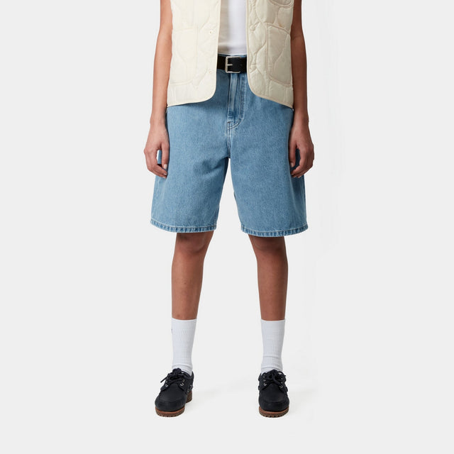 Carhartt Work In Progress Carhartt WIP Women's Brandon Short | Blue (stone Bleached)