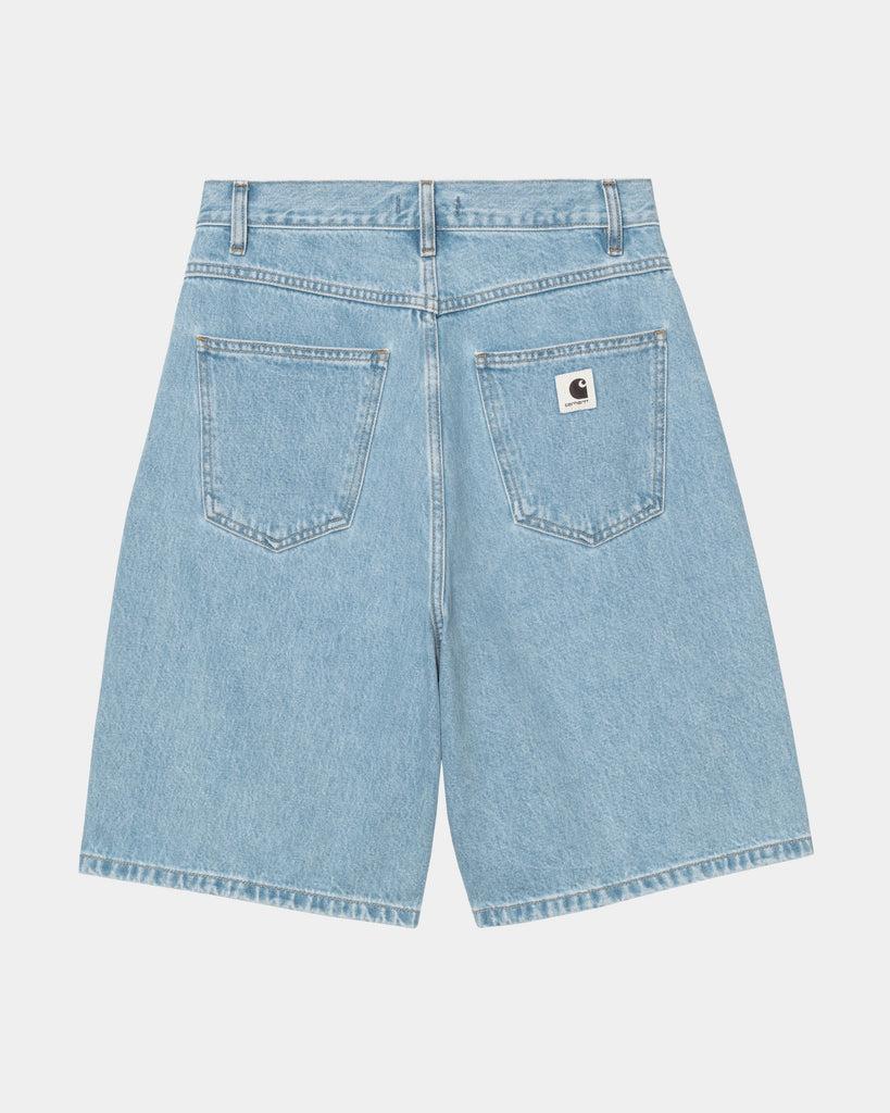 carhartt work in progress Carhartt WIP Women's Brandon Short | Blue (stone bleached)