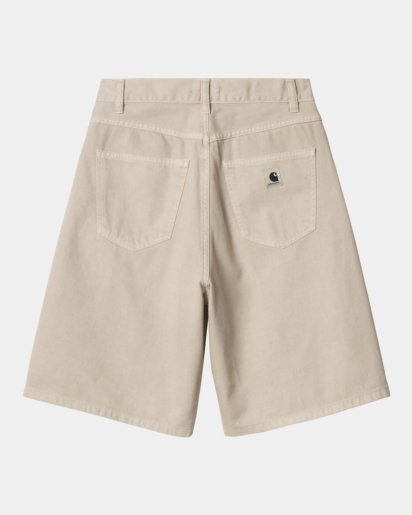 carhartt work in progress Carhartt WIP Women’s Brandon Short - Twill | Fleur De Sel (stone dyed)