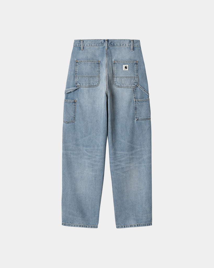 carhartt work in progress Carhartt WIP Women’s Brandon Single Knee Pant | Blue (burst washed)