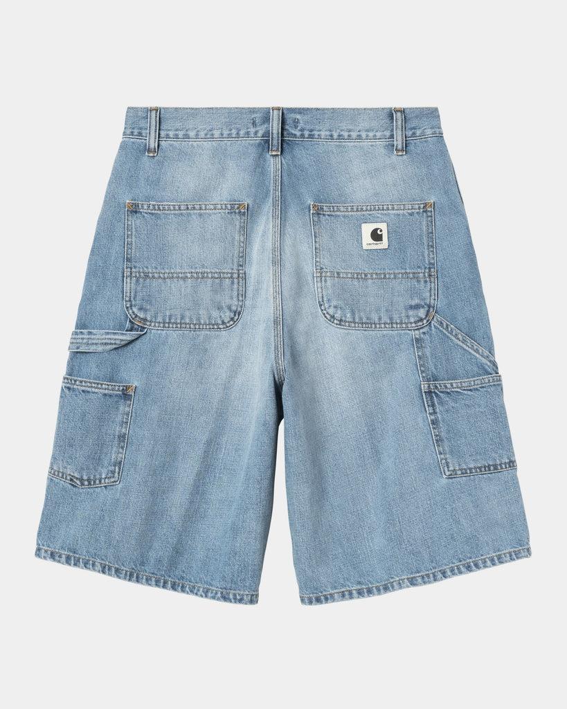 carhartt work in progress Carhartt WIP Women’s Brandon Single Knee Short | Blue (burst washed)