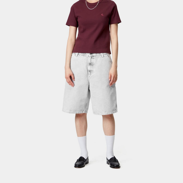 Carhartt Work In Progress Carhartt WIP Women’s Brandon Single Knee Short - Chalk Wash | Black