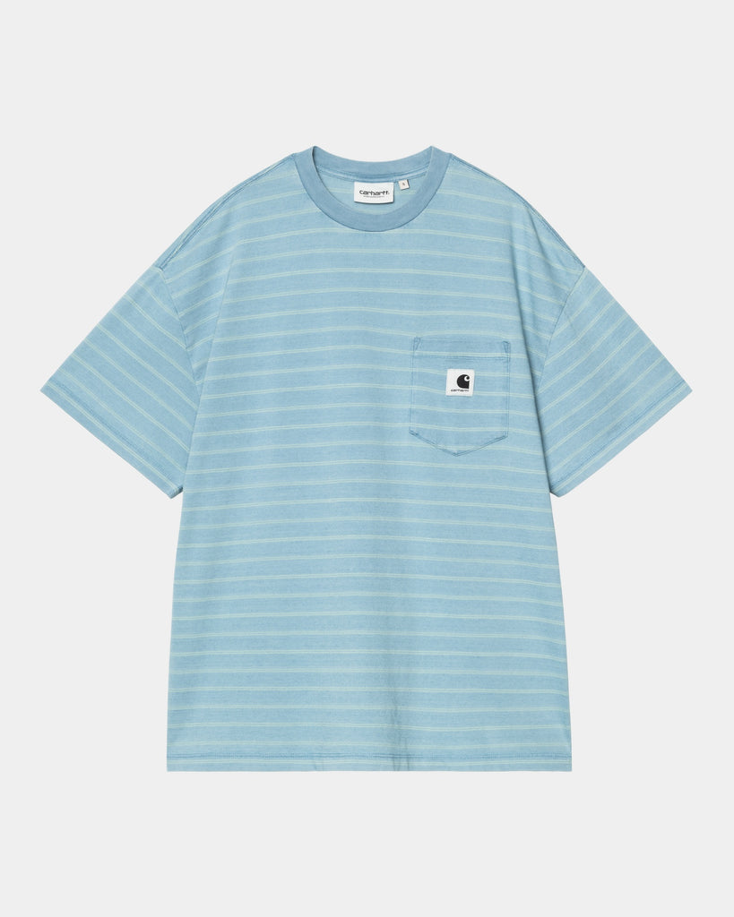 carhartt work in progress Carhartt WIP Women’s Brodina Stripe T-Shirt | Saguaro