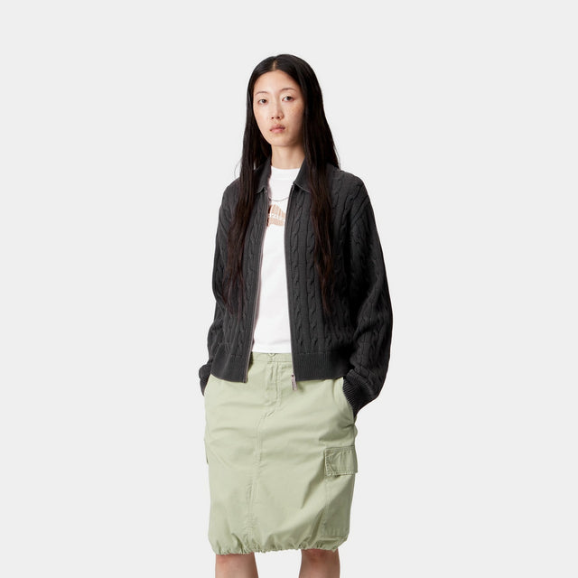 Carhartt Work In Progress Carhartt WIP Women’s Carter Sweater Jacket | Black