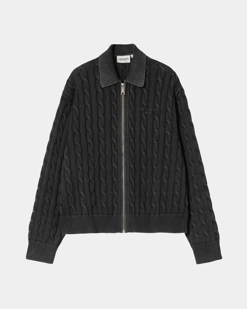 carhartt work in progress Carhartt WIP Women’s Carter Sweater Jacket | Black
