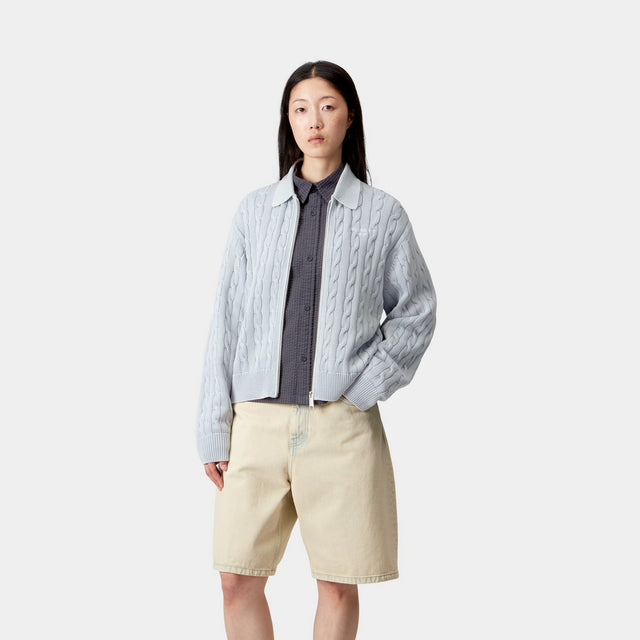 Carhartt Work In Progress Carhartt WIP Women’s Carter Sweater Jacket | Blue Fog