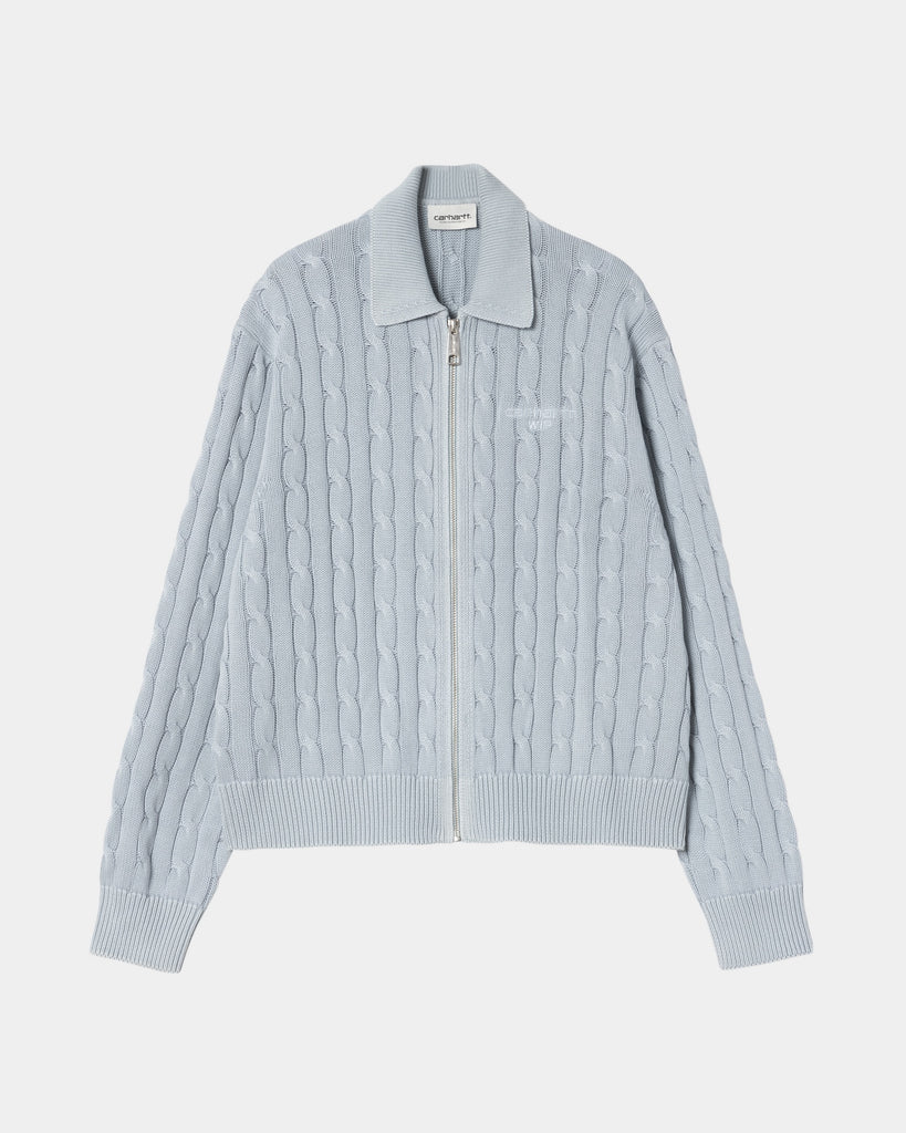 carhartt work in progress Carhartt WIP Women’s Carter Sweater Jacket | Blue Fog