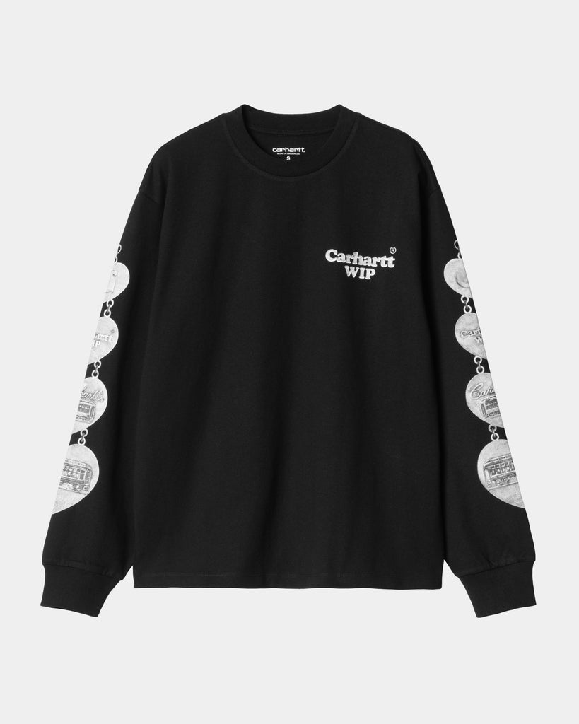 carhartt work in progress Carhartt WIP Women’s Chain Long Sleeve T-Shirt | Black