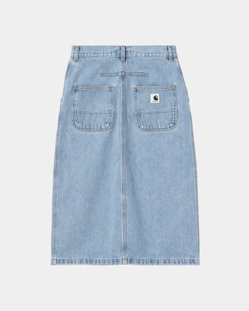carhartt work in progress Carhartt WIP Women’s Colby Skirt | Blue (stone bleached)