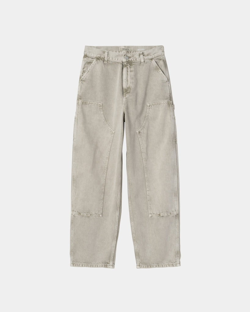 carhartt work in progress Carhartt WIP Women’s Double Knee Pant - Chalk Wash | Opuntia