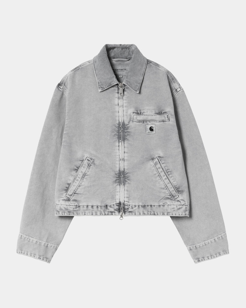 carhartt work in progress Carhartt WIP Women’s Emery Jacket | Black / Black (chalk wash)