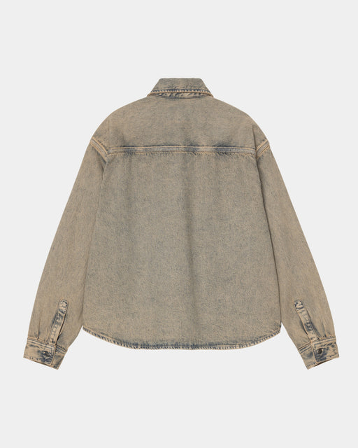 Carhartt Work In Progress Carhartt WIP Women’s Georgia Shirt Jacket | Blue / Leather