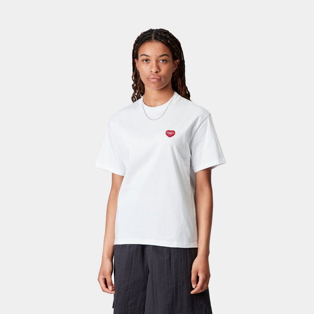 Carhartt Work In Progress Carhartt WIP Women’s Heart II Hartt T-Shirt | White