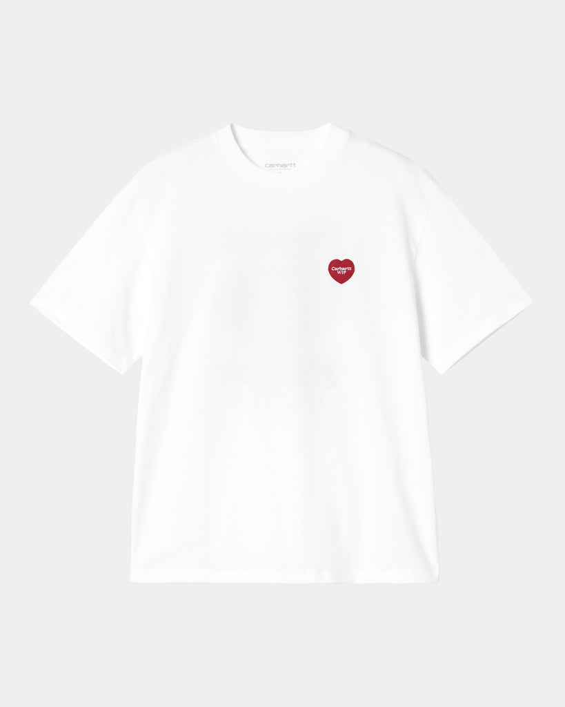 carhartt work in progress Carhartt WIP Women’s Heart II Hartt T-Shirt | White
