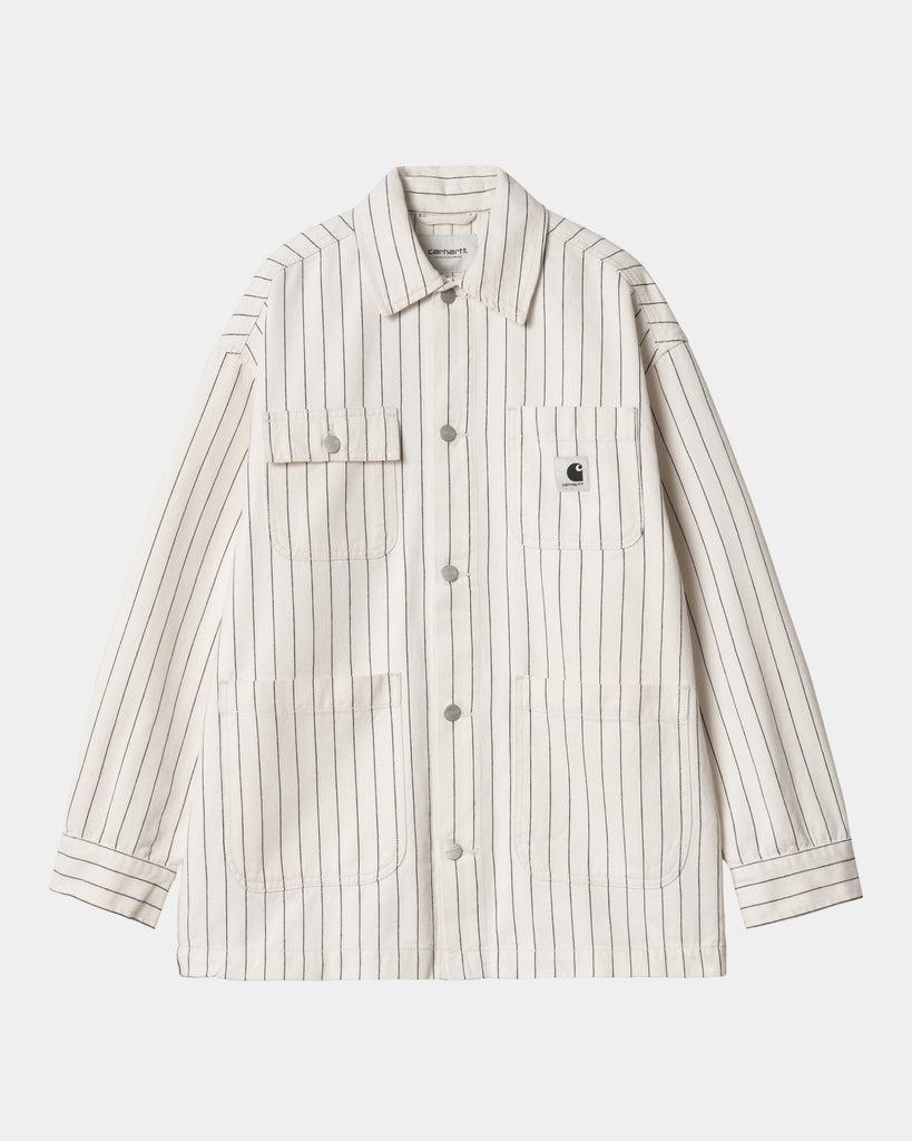 carhartt work in progress Carhartt WIP Women’s Hendry Coat | Wax / Dark Navy Seaton Stripe