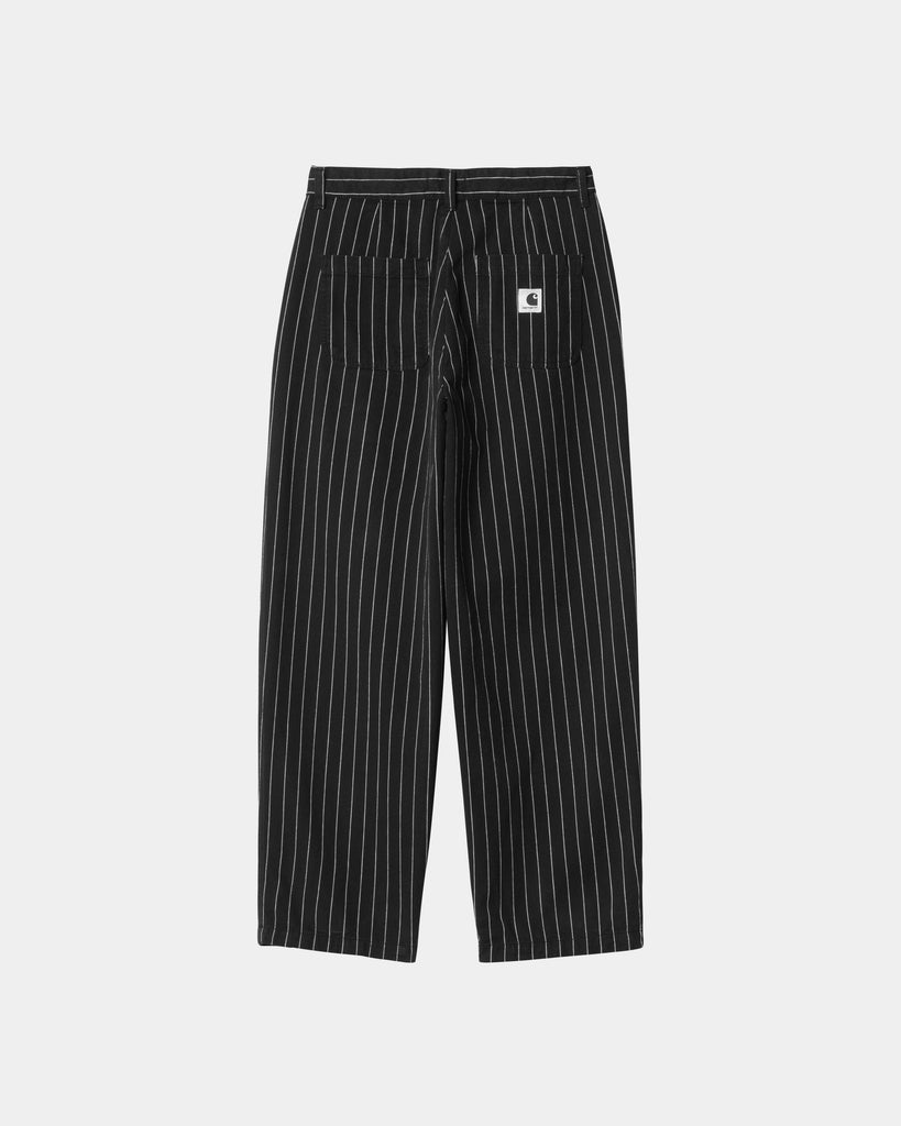 carhartt work in progress Carhartt WIP Women’s Hendry Pant | Black / Wax Seaton Stripe