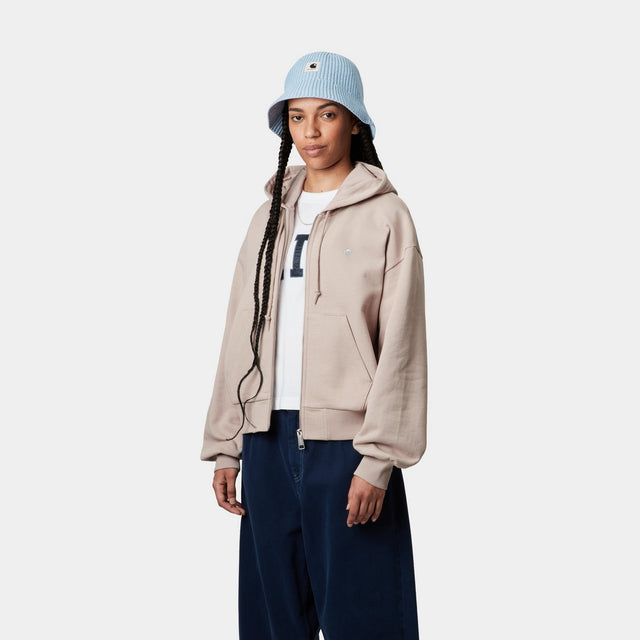 Carhartt Work In Progress Carhartt WIP Women’s Hooded Casey Jacket | Dusky Beige / Silver