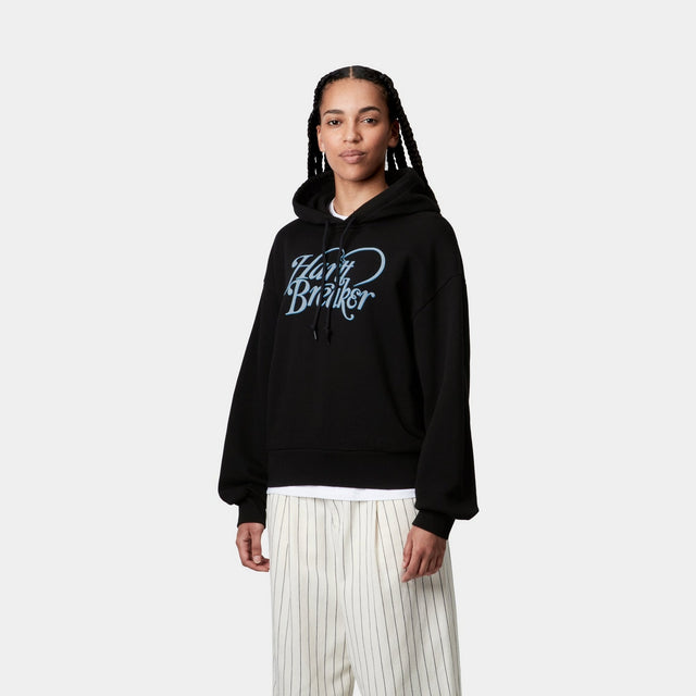 Carhartt Work In Progress Carhartt WIP Women’s Hooded Harttbreaker Sweatshirt | Black