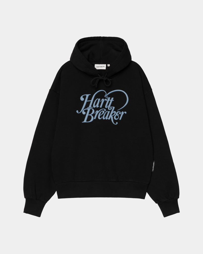 carhartt work in progress Carhartt WIP Women’s Hooded Harttbreaker Sweatshirt | Black