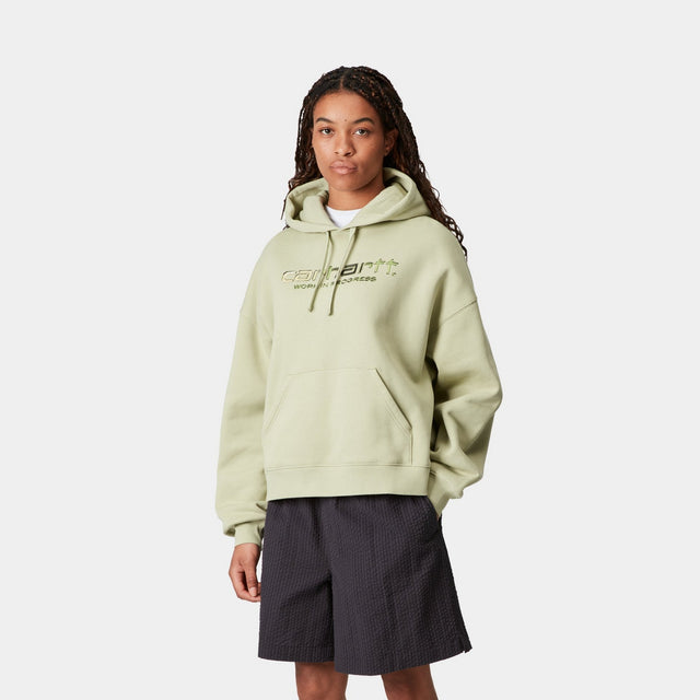Carhartt Work In Progress Carhartt WIP Women’s Hooded Solar Chrome Sweatshirt | Pale Olive