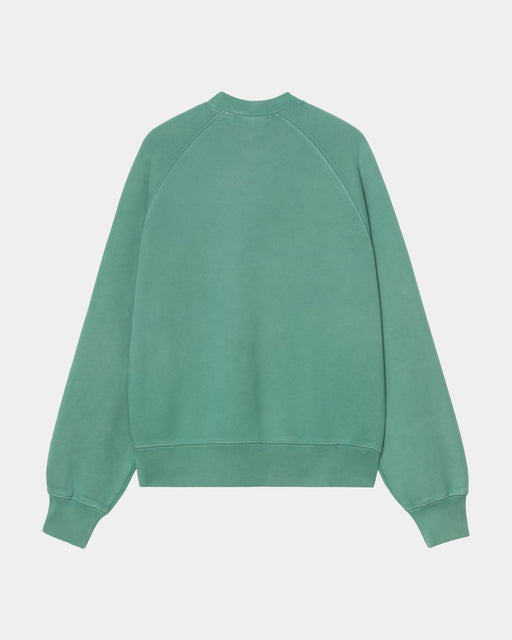 Carhartt Work In Progress Carhartt WIP Women’s Hudson Sweatshirt | Saguaro (chalk Wash)