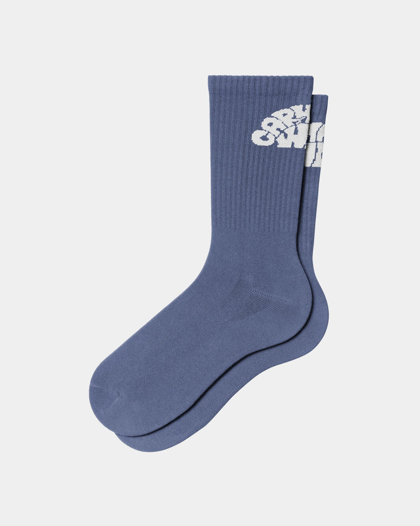 carhartt work in progress Carhartt WIP Women’s Jazzy Socks | Blue Iris / White