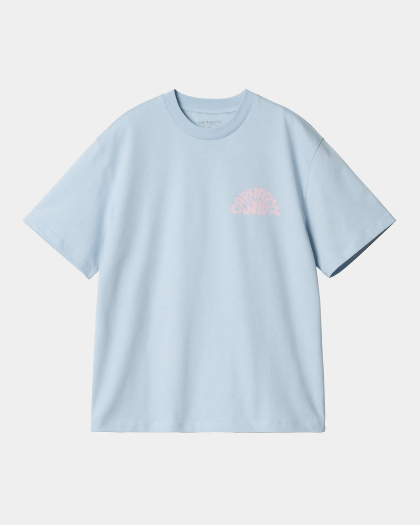 carhartt work in progress Carhartt WIP Women’s Jazzy T-Shirt | Air Sky / Air Pink