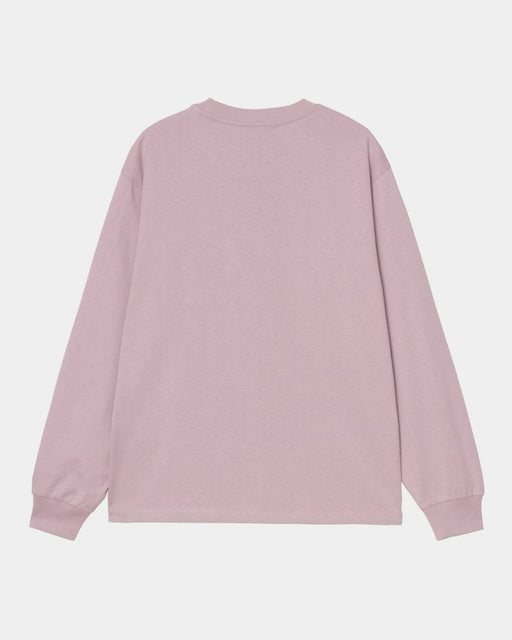Carhartt Work In Progress Carhartt WIP Women’s Long Sleeve Pocket Jubilee T-Shirt | Pink Fog