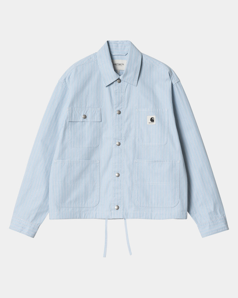 carhartt work in progress Carhartt WIP Women’s Nota Shirt Jacket | Bluebird Bova Stripe