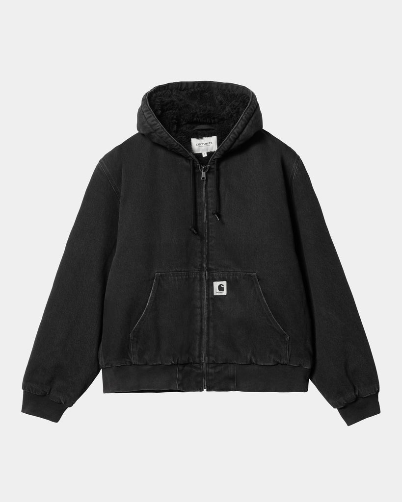carhartt work in progress Carhartt WIP Women's OG Active Jacket (Winter) - Denim | Black (stone washed) carhartt work in progress Carhartt WIP Women's OG Active Jacket (Winter) - Denim | Black (stone washed)