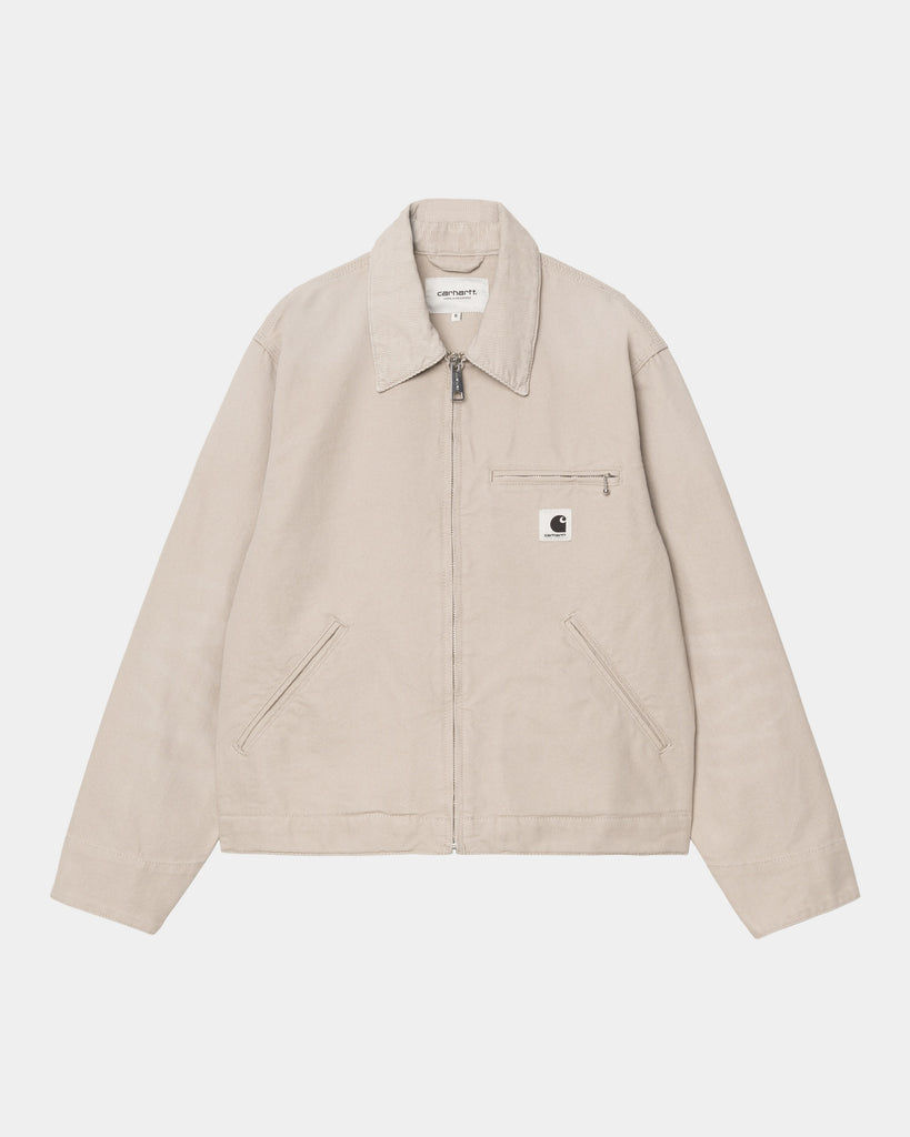 carhartt work in progress Carhartt WIP Women’s OG Detroit Jacket | Dusky Beige / Dusky Beige (stone canvas)