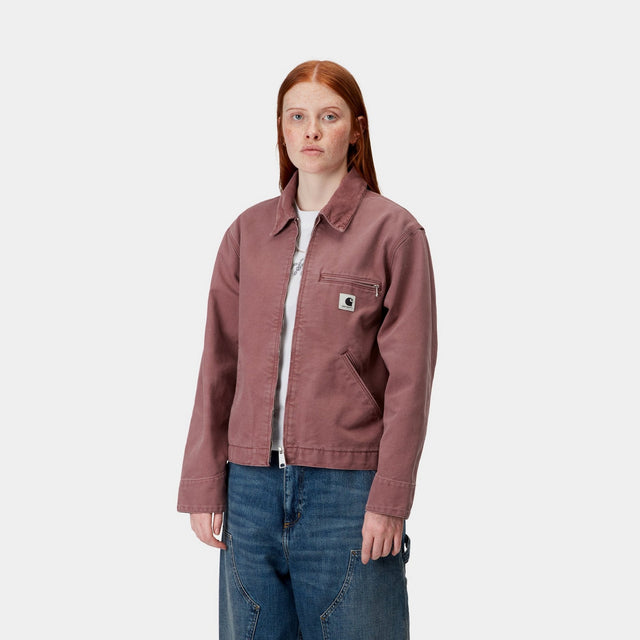 Carhartt Work In Progress Carhartt WIP Women’s OG Detroit Jacket | Dusky Pink / Dusky Pink (stone Canvas)