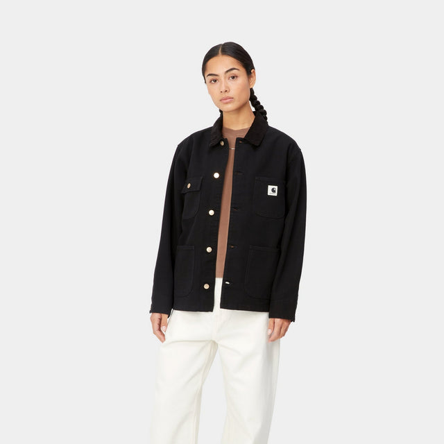 Carhartt Work In Progress Carhartt WIP Women's OG Michigan Coat (Spring) | Black (rinsed)